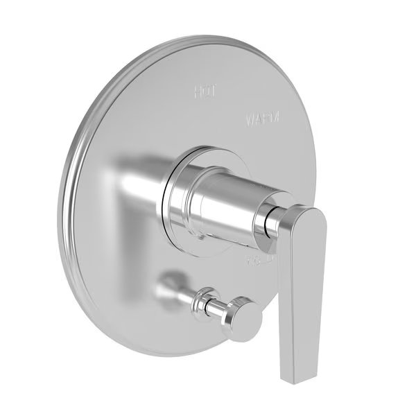 Balanced Pressure Tub & Shower Diverter Plate W/ Handle Brass, Newport Brass, Mfr#: 5-2972BP/03N